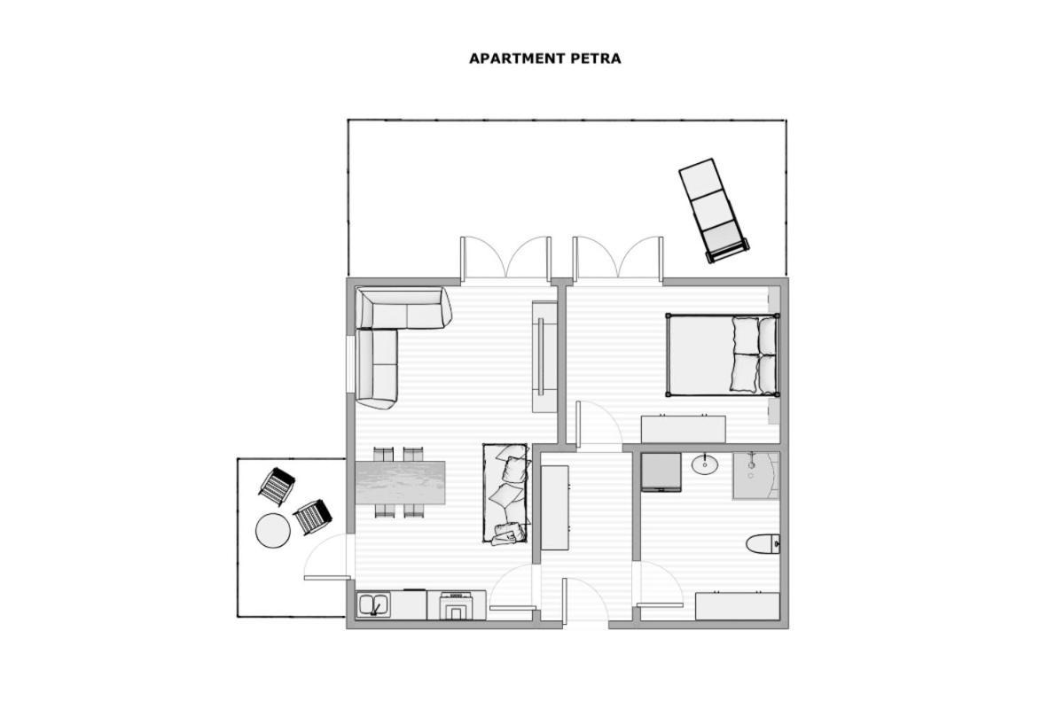 Apartment Petra Kranjska Gora Exterior foto